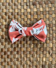 Load image into Gallery viewer, Orange Hibiscus Bow Tie
