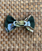 Load image into Gallery viewer, Blue Monstera Bow Tie
