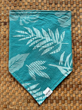 Load image into Gallery viewer, Turquoise Leaves II Bandana
