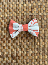 Load image into Gallery viewer, Orange Hibiscus Bow Tie
