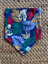 Load image into Gallery viewer, Blue Colorful Leaves Bandana
