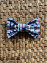 Load image into Gallery viewer, Red and Blue Palaka Hibiscus Bow Tie
