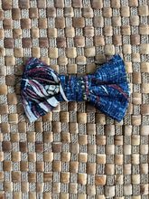 Load image into Gallery viewer, Blue Lauhala Bow Tie
